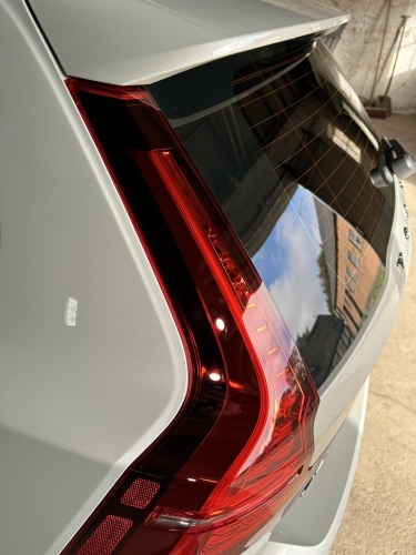 Baglygte efter polering i Horsens med klarere overflade og flottere finish